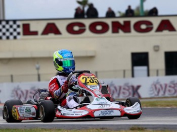 Engine break removes Sergio Sette Camera from the first round of the WSK