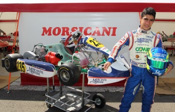 Sergio Sette Câmara begins to dispute the European Kart Championship