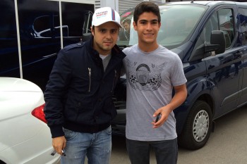 Sergio Sette Camara visited Felipe Massa 