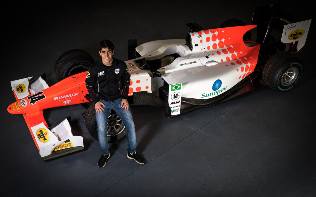 Sergio Sette introduces the car he will drive on F2