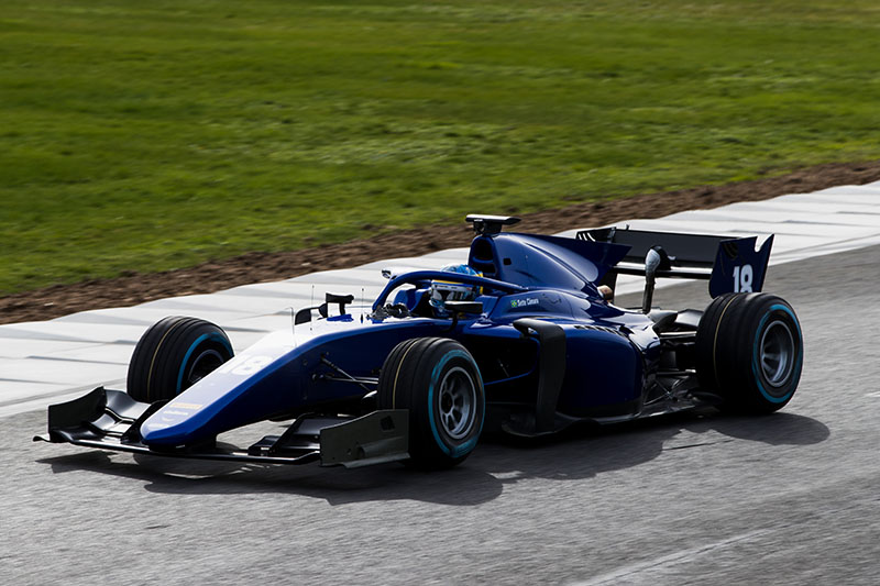 Sérgio Sette Câmara tested the F2 2018 for the first time
