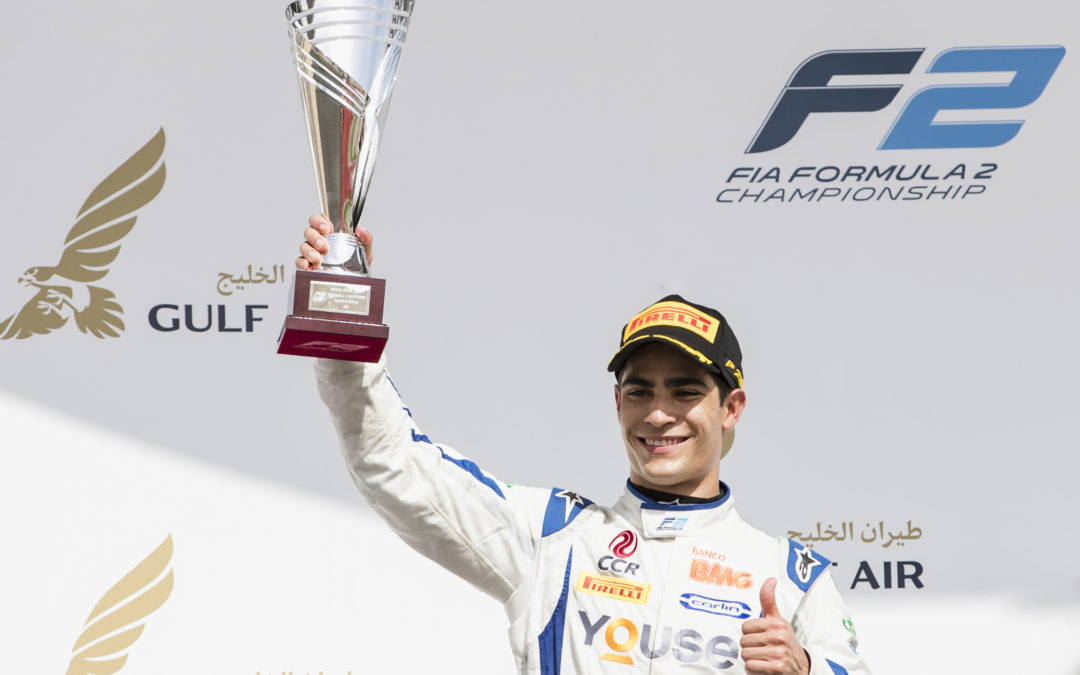 Brazilian pilot Sette Câmara went to the podium in the opening of the F2 World Championship