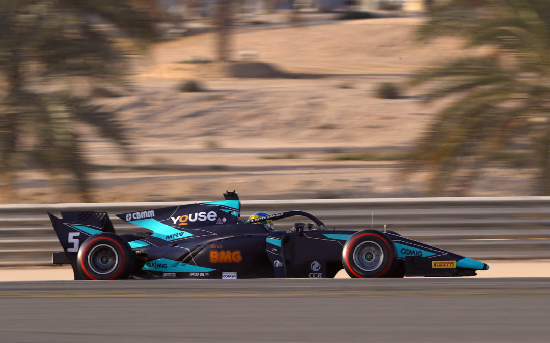 Sérgio Sette leads F2 practice in Bahrain